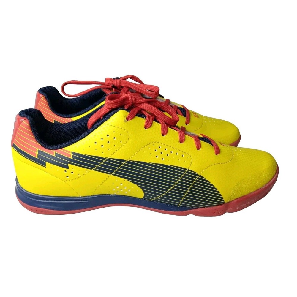 PUMA Evospeed 1 Sala Soccer Shoes Women's Size 7 Yellow ~Black